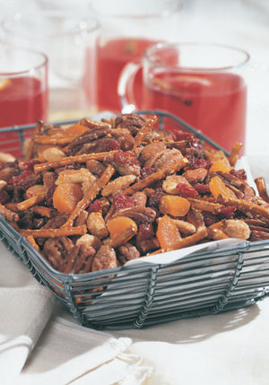 Slow Cooker Winter Trail Mix + Apple Cinnamon Sippers